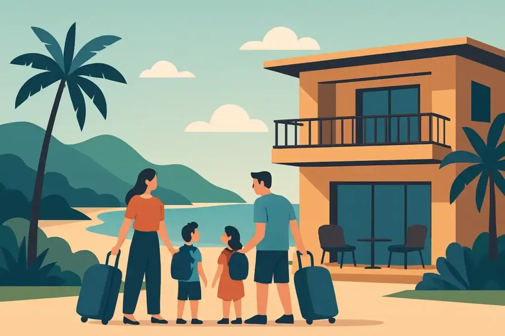 Habitaciones familiares cerca del Tayrona