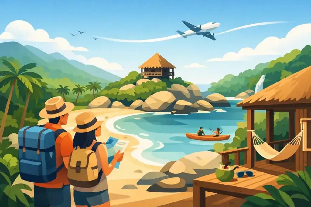 Itinerario 3 días Tayrona con base en Guachaca