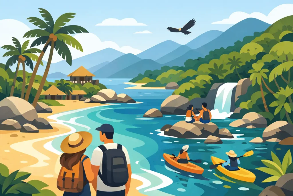 Itinerario de 3 días entre Tayrona y ríos
