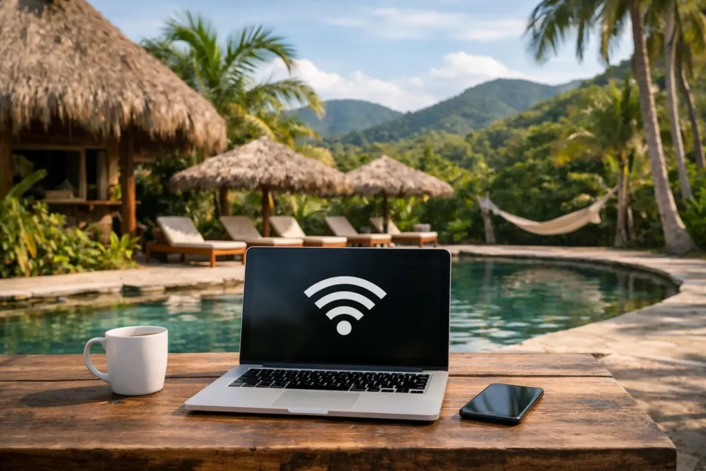 Alojamiento con wifi estable en Guachaca