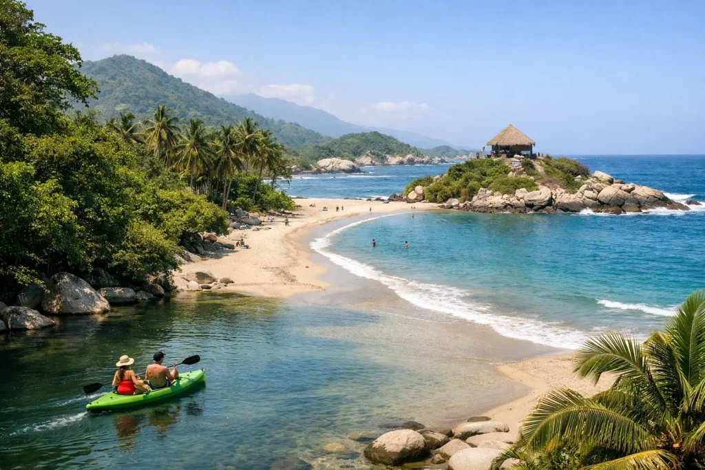 Vacaciones entre río y mar cerca de Tayrona