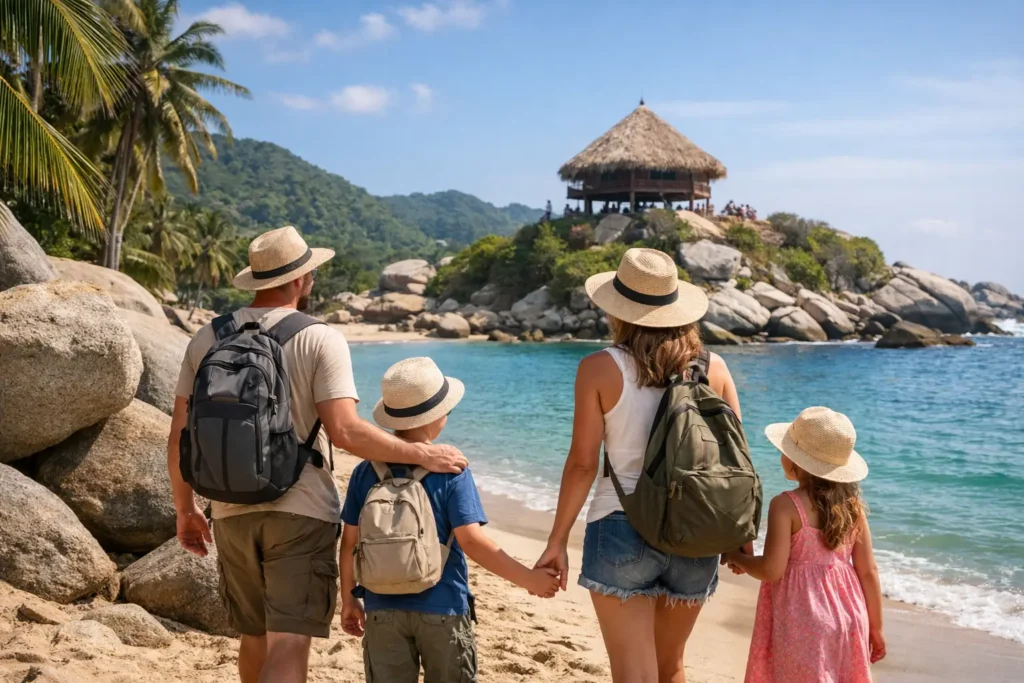 Cómo viajar a Tayrona en familia sin complicaciones