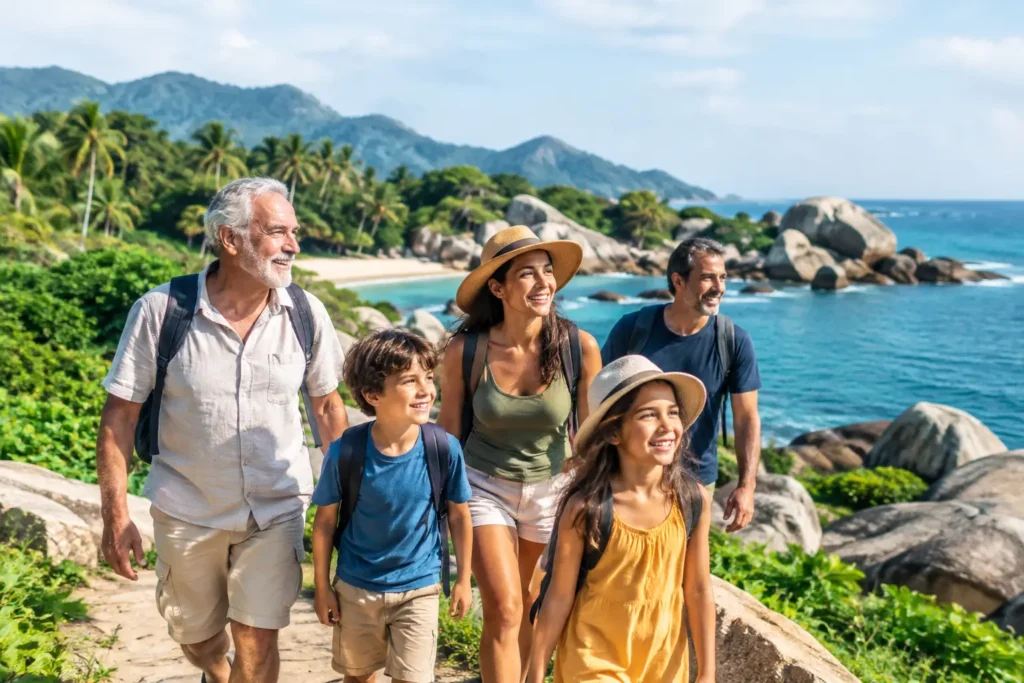 Viaje multigeneracional Tayrona sin prisas