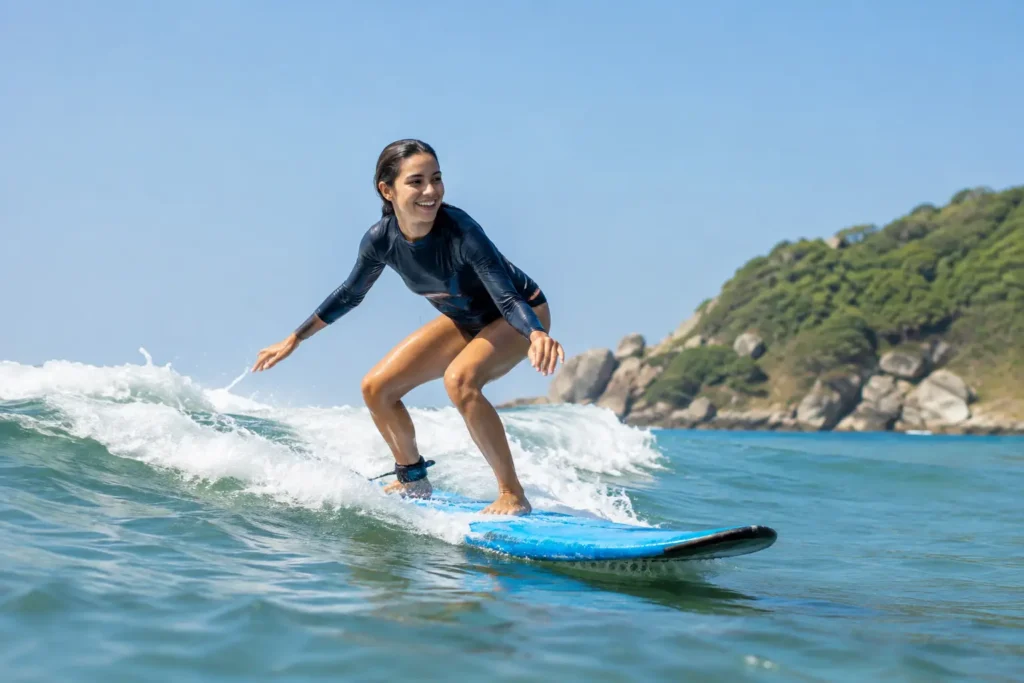 Experiencia de surf principiante en Santa Marta
